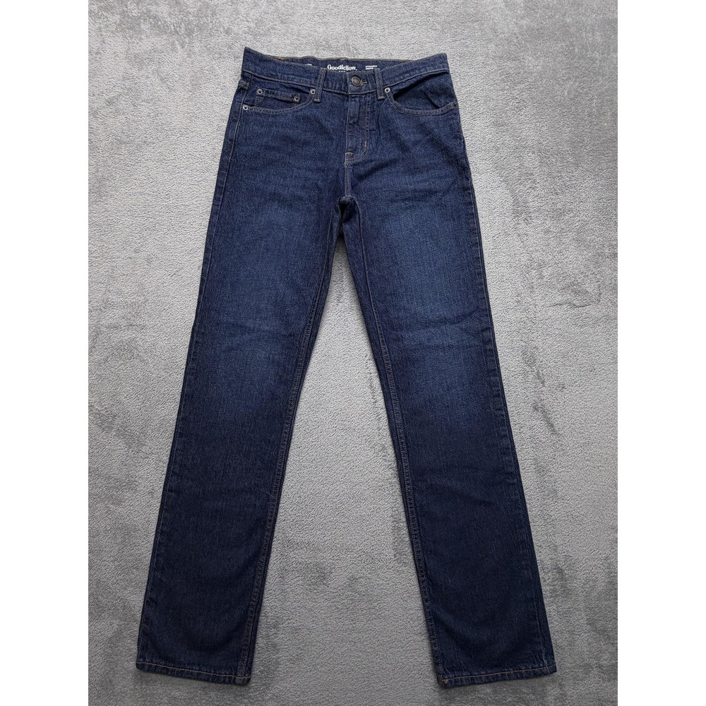 Goodfellow & Co Jeans Mens Measured 31x32 Dark Wash Blue Straight Stretch